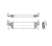 Intercooler 309116 NRF para SUZUKI VITARA SX4 S-CROSS
