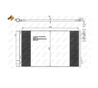NRF 35743 Condensador Acondicionado para BMW E81 E87 E82 E88 E90 E91 E92 E93 E84