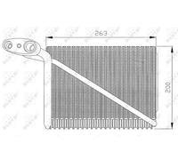 NRF B.V. Evaporador, aire acondicionado para AUDI: RS4, A4, S4 & VOLKSWAGEN: Passat & SKODA: Superb (Ref: 36077)