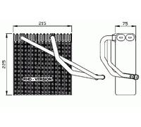 NRF B.V. Evaporador, aire acondicionado para VOLKSWAGEN: New Beetle, Golf, Bora, Polo & AUDI: S3, TT, A3 & SEAT: Toledo, Leon (Ref: 36106)
