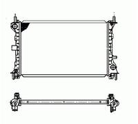 NRF Radiador de refrigeración del motor 509638 para Ford Focus