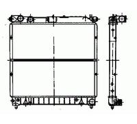 NRF B.V. Radiador, refrigeración del motor para SUZUKI: Vitara & SANTANA: Vitara (Ref: 50432)
