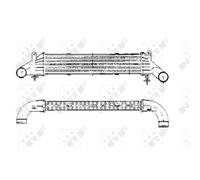 NRF Intercooler LLK Radiador Para Mercedes-Benz SLK 200 Compresor 230 32