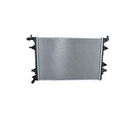 NRF Ladeluftkühler Motorenmotorkühlung Aluminio 628-431 mm, aletas soldadas