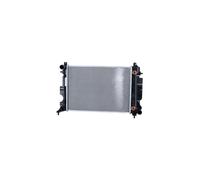 NRF Ladeluftkühler Motorkühlung Aluminio 348x498 mm, aletas soldadas