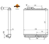 Nrf Radiador Refrigerante Radiador De Motor De Aluminio Para Opel Agila (A) H00