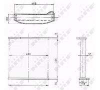 NRF 550410 Radiador, refrigeración del motor