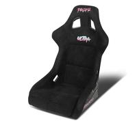 NRG Innovations NRG-FRP-302BK-ULTRA Asiento de carreras universal con respaldo fijo para arneses de 6 puntos, tamaño L, cubierta negra, negro -ULTRA, 24 pulgadas de ancho x 36 pulgadas de alto x 18