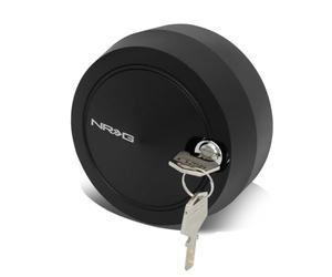 NRG Innovations NRG-SRK-201MB - Adaptador de buje corto de liberación rápida para volante, versión 2, con pernos de montaje, bloqueo rápido con giro libre, color negro