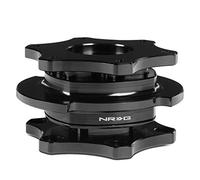 NRG Innovations NRG-SRK-R200BK-BK SRK-R200BK-BK SFI 42.1/6 - Adaptador de liberación rápida para volante, color negro