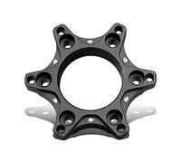 NRG Innovations SRK-LOTH-BK - Adaptador de buje de volante negro compatible con Logitech G923 G29 G920 G27, 6 x 70 mm, patrón de pernos