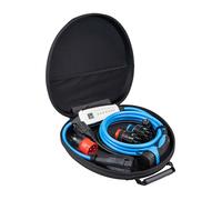 NRGkick 32A 10m Set Optimal, Estación de Carga móvil para Coches eléctricos, Cargador sin instalación, Incl. Adaptadores 32A & 16A + Enchufe Schuko, Cable de Carga EV con Bolsa de Transporte