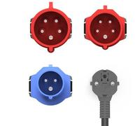 NRGkick 20001051 Steckeraufsatz Set 32A Standard (EU) Juego de enchufes de 3 bocas