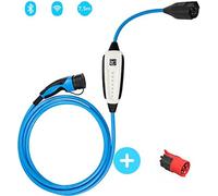 NRGkick 32A 5m Set Optimal, Estación de Carga móvil para Coches eléctricos, Cargador sin instalación, Incl. Adaptadores 32A & 16A + Enchufe Schuko, Cable de Carga EV con Bolsa de Transporte