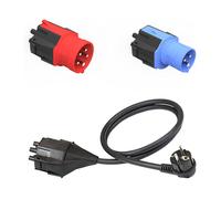 NRGkick NRGKick Steckeraufsatz Set 16A Standard (EU) - Adaptador de enchufe - Negro, Azul, Rojo - 20001053