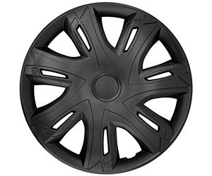 NRM N-Power tapacubos universales de 16 Pulgadas 4 Unidades (Negro Mate)