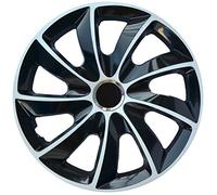 NRM Set de tapacubos Stig Extra Color Negro/Blanco, 13 Pulgadas, 4 Unidades