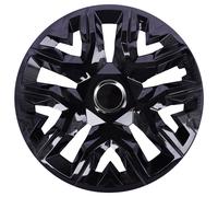 NRM Tapacubos Perfecto 15" Negro Lacado Juego 4 Piezas Universal
