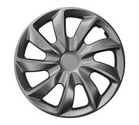 NRM Tapacubos Quad Graphite de 17 Pulgadas, Juego de 4 Unidades