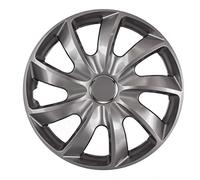 NRM Tapacubos Stig Graphite 15", Set 4 Piezas