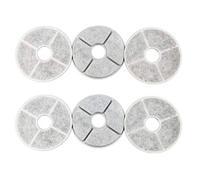 NRP Premium Pet Fountain Filtro de Agua de Repuesto para Fuente de Flores CATIT y DOGIT Zeus Dog Fountain, 6 Unidades