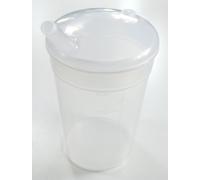 NRS Healthcare F20664 - Pack de 2 vasos con tapa y boquilla, boquilla de 3 mm