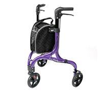NRS Healthcare Freestyle P64077 - Andador de 3 ruedas, ultraligero de 5 kg - P64077, color morado, mediano
