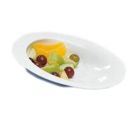 NRS Healthcare Manoy - Plato con parte delantera honda y parte trasera llana