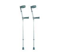 NRS Healthcare - Muletas de codo (agarraderas de PVC, ajustables)