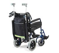 NRS Healthcare - Palo reflectante para silla de ruedas, color negro y verde