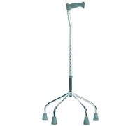 NRS Healthcare Tetrapod - Bastón con base grande