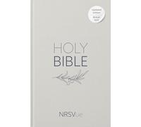 NRSVue Holy Bible, Pale Grey Hardback, Olive Illustration, Navy Ribbon Marker, British Text, NRSVue New Revised Standard Version Updated Edition, ... British Text in Durable Hardback Binding