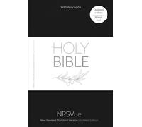 NRSVue Holy Bible with Apocrypha, Black Hardback, Silver Foiled Cover, Silver Ribbon Marker, British Text, NRSVue New Revised Standard Version Updated ... British Text in Durable Hardback Binding
