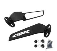NRTNRFQW Espejo retrovisor de Motocicleta para CBR600RR CBR1000RR CBR250RR CBR 600 954 1000 RR CBR 650R 500R Motocicleta CNC Espejo Retrovisor ala Fija(004)