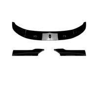 NRUXDYNAcv Car Front Bumper Lip Spoiler Compatible for BMW 5 Series F10 F11 520 523 525 535 530 M Sport 2011-2017 Splitter Bumper Canard Lip Body Kit(Glossy black)