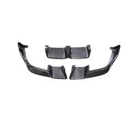 NRUXDYNAcv Compatible for BMW F96 X6M Carbon Fiber Front Lip Spoiler Front Bumper Lip Spoiler Splitter Diffuser Guard Tuning Protector 2019-2022 FRP(Black)