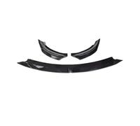 NRUXDYNAcv Compatible for Tesla Model 3 Y 2017-2023 Front Bumper Front Lip Spoiler Splitter Body Kit Tuning Deflector Tuning Accessories(3 Glossy Black)