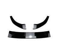 NRUXDYNAcv Compatible for VW Golf 8 MK8 GTI GTD GTE Rline 2020 2021 2022 2023 Front Bumper Lip Spoiler Lower Side Splitters Guards Cover(Glossy Black)