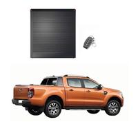NRUXDYNAcv Cubierta rígida retráctil eléctrica Compatible con Ford Ranger 2012-2023 de Caja Corta, Cubierta rígida de Aluminio Impermeable for Caja de camioneta con Llave, Cerradura y luz.