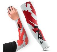 NRV Puño de compresión para juegos de Esport (edición Camo) - Optimiza tu juego de eSport con estilo camuflaje - Diseñado profesionalmente - Duradero, transpirable y sin fricción, blanco/rojo, L