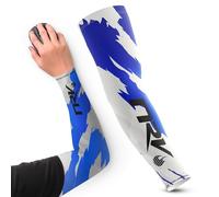 NRV Puño de compresión para juegos de Esport (edición Camo) - Optimiza tu juego de eSport con estilo camuflaje - Diseñado profesionalmente - Duradero, transpirable y sin fricción, blanco / azul, M