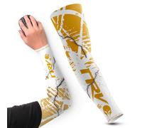 NRV Puño de compresión para juegos - Edición Ar3ss - Mejora tu rendimiento de eSport - Diseñado por jugadores profesionales - Duradero, transpirable y sin fricción, Oro y blanco, XXL