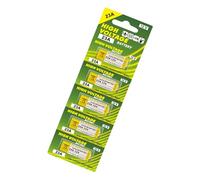 NRVTRE 5 uds/Hoja 23A 12V Pilas alcalinas con Carcasa metálica | Carcasa de metal, capacidad para un uso seguro, fuente de alimentación estable continua para control remoto de