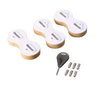 NRVTRE Caja de Aletas para Tabla de Surf, Estuche para Aletas de Windsurf, Accesorios para longboards, Caja US Fims para Varios Niveles de Habilidad, Accesorios para Surf