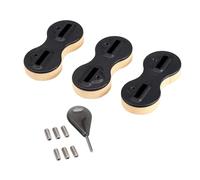 NRVTRE Caja de Aletas para Tabla de Surf, Estuche para Aletas de Windsurf, Accesorios para longboards, Caja US Fims para Varios Niveles de Habilidad, Accesorios para Surf