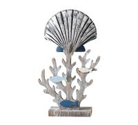 NRVTRE Decoración de mediterránea con Base Independiente, D