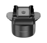 NRVTRE Distribuidor de Cartas automático de 4 Barajas | Mezclador electrónico de botón con máquina de compacta negra para preparación redonda más rápida,