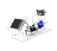 NRVTRE Juego de escáner ultrasónico de 5 V con Placa de programación gráfica HXFB para programación de proyectos de robótica, Juego de Lector Lidar ultrasónico de Aprendizaje