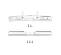 NRVTRE Juego de Parachoques de Metal mecanizado anodizado para SCX30 | Aluminio de resistencia, parachoques delantero y trasero de aleación resistente, metal a prueba de golpes,