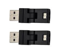 NRVTRE Luz nocturna USB sensible de color giratorio de 380° para configuraciones de juegos, decoración de cabina de coche, luz envolvente USB